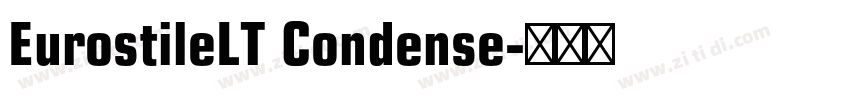 EurostileLT Condense字体转换
